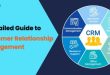 Customer icon relationship management crm vector